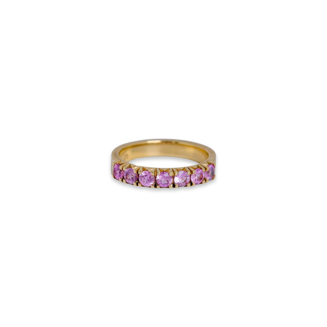 Pretty In Pink Eternity Ring – Kelly Jay Jewellery