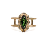 Tourmaline Marquise Tribal Ring