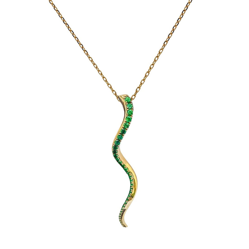 Kudu Emerald Necklace